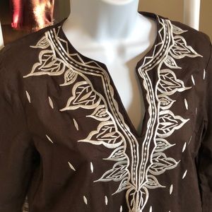 Sunny Leigh Embroidered Tunic - SALE 4 for$20